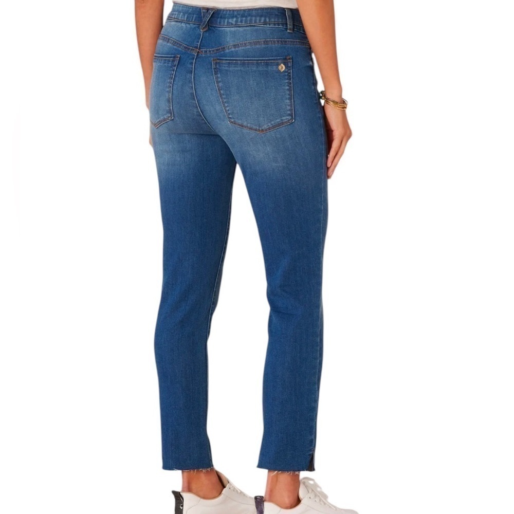 Democracy Ab Solution High Rise Skinny Raw Hem Jeans Size 8